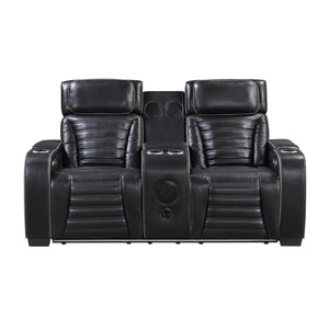 Arbor 2- Piece Leather Match Power Reclining Sofa Set