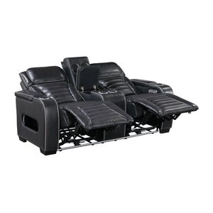 Arbor 2- Piece Leather Match Power Reclining Sofa Set