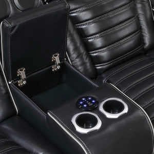 Arbor 2- Piece Leather Match Power Reclining Sofa Set