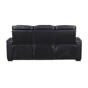 Arbor Leather Match Power Double Reclining Sofa