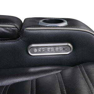 Arbor Leather Match Power Double Reclining Sofa