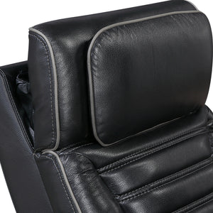 Arbor Leather Match Power Double Reclining Sofa