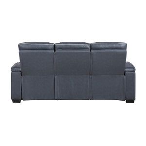 Arbor Leather Match Power Double Reclining Sofa
