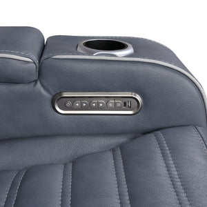 Arbor Leather Match Power Double Reclining Sofa