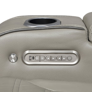 Arbor Leather Match Power Double Reclining Sofa