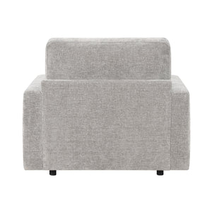 Neli Textured Fabric Convertible Sleeper Chair with Charging Ports