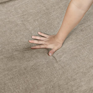 Neli Textured Fabric Convertible Queen Sleeper Sofa with Charging Ports