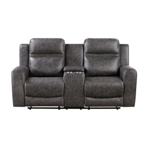 Elara 2-Piece Polished Microfiber Manual Reclining Sofa Set