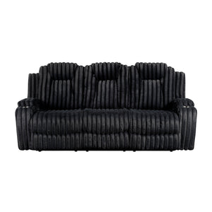 Brynda 2-Piece Corduroy Fabric Manual Reclining Sofa Set