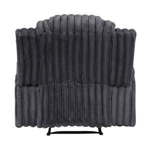 Brynda Corduroy Fabric Reclining Chair with Cup Holders