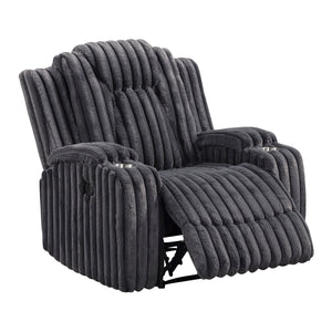 Brynda 3-Piece Corduroy Fabric Manual Reclining Sofa Set