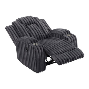Brynda 3-Piece Corduroy Fabric Manual Reclining Sofa Set