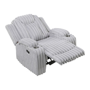 Brynda 3-Piece Corduroy Fabric Manual Reclining Sofa Set