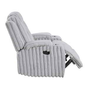 Brynda 3-Piece Corduroy Fabric Manual Reclining Sofa Set