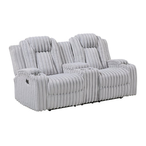 Brynda 3-Piece Corduroy Fabric Manual Reclining Sofa Set