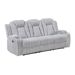 Brynda 3-Piece Corduroy Fabric Manual Reclining Sofa Set