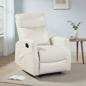 Centralia Faux Leather Manual Reclining Chair