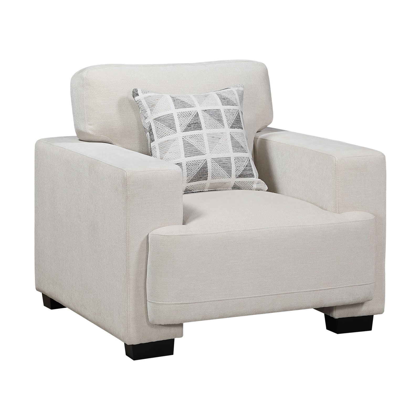 Orbis Chenille Fabric Living Room Chair