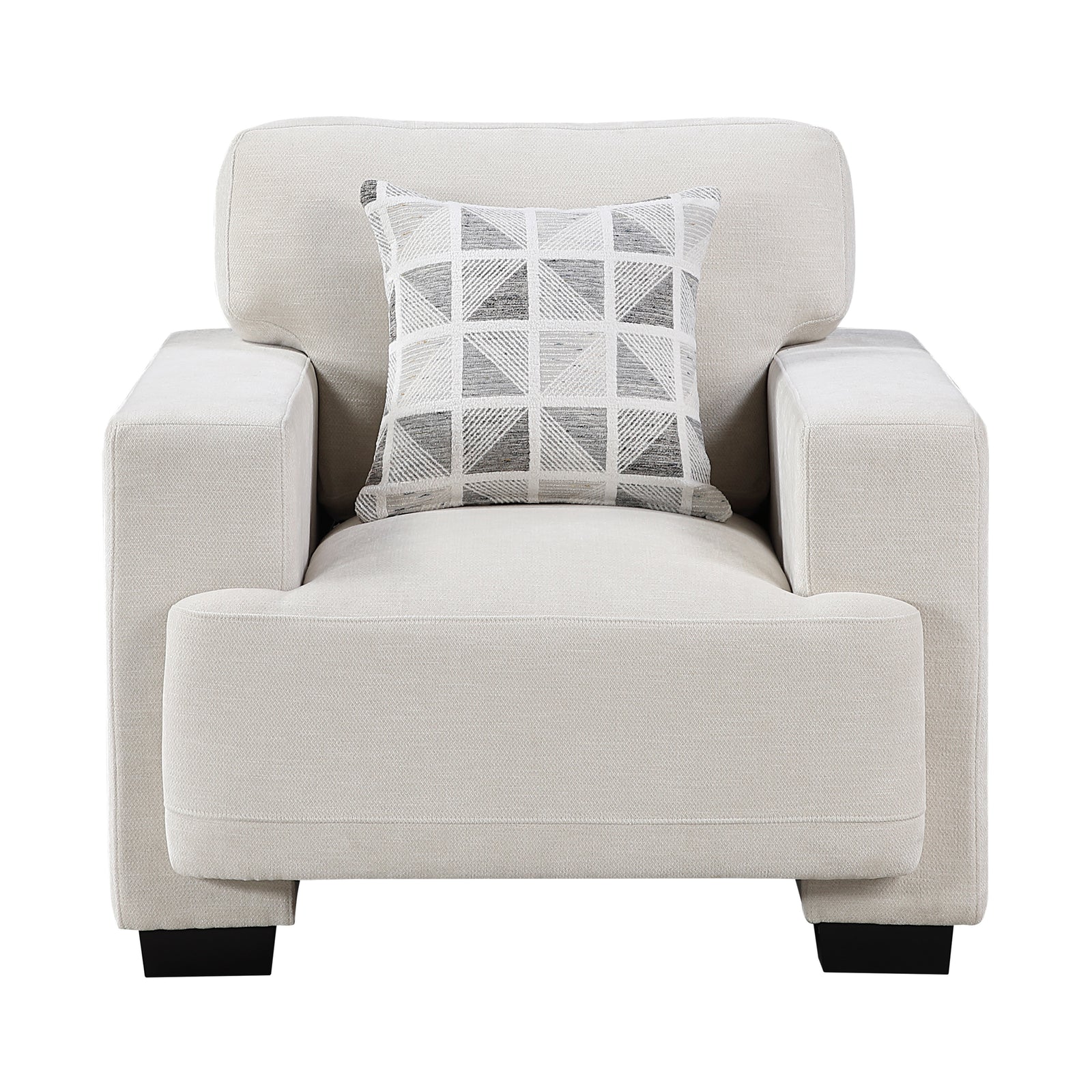 Orbis Chenille Fabric Living Room Chair