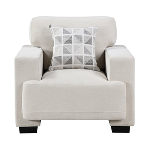 Orbis Chenille Fabric Living Room Chair