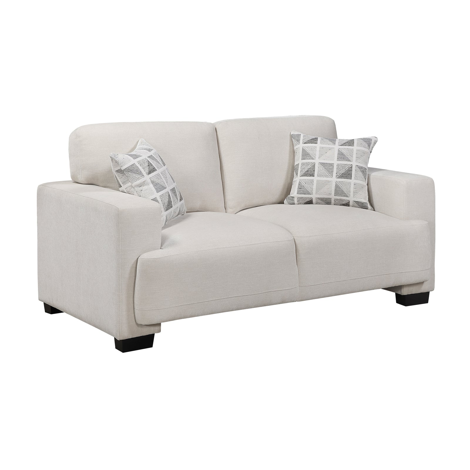 Orbis Chenille Fabric Living Room Loveseat