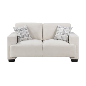 Orbis Chenille Fabric Living Room Loveseat