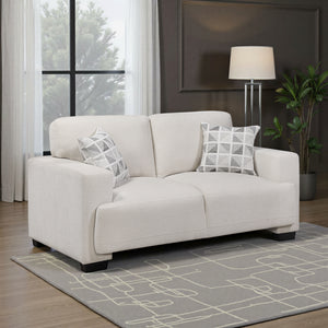 Orbis Chenille Fabric Living Room Loveseat