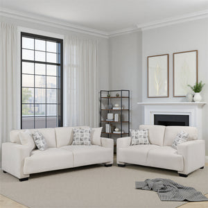 Orbis 2-Piece Chenille Fabric Living Room Sofa set