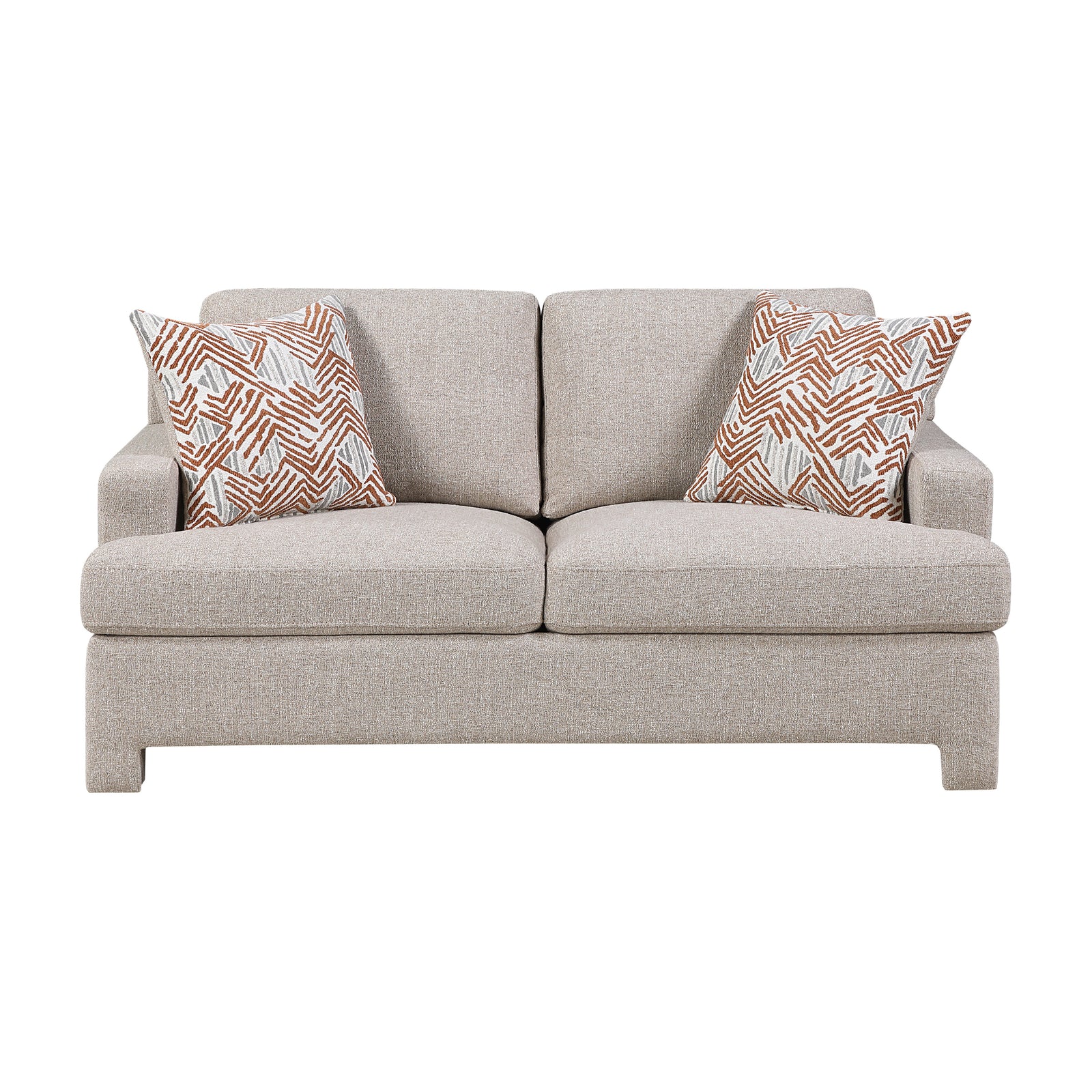 Arlo Chenille Fabric Living Room Loveseat