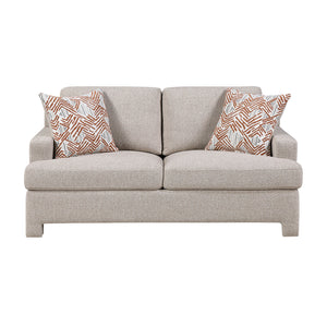 Arlo Chenille Fabric Living Room Loveseat