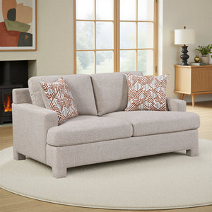 Arlo Chenille Fabric Living Room Loveseat