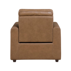 Orlin Faux Leather Power Reclining Chair with Rounded Track Arms