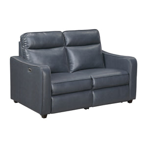 Orlin 2-Piece Faux Leather Living Room Sofa Set with Curved Track Arms