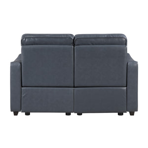 Orlin 2-Piece Faux Leather Living Room Sofa Set with Curved Track Arms