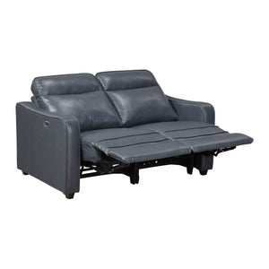 Orlin 2-Piece Faux Leather Living Room Sofa Set with Curved Track Arms