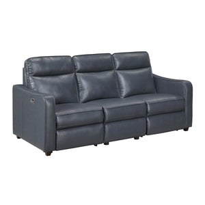 Orlin 2-Piece Faux Leather Living Room Sofa Set with Curved Track Arms