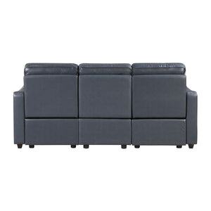 Orlin 2-Piece Faux Leather Living Room Sofa Set with Curved Track Arms