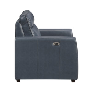 Orlin Faux Leather Power Reclining Chair with Rounded Track Arms