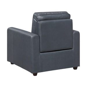 Orlin Faux Leather Power Reclining Chair with Rounded Track Arms