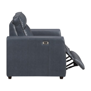 Orlin Faux Leather Power Reclining Chair with Rounded Track Arms