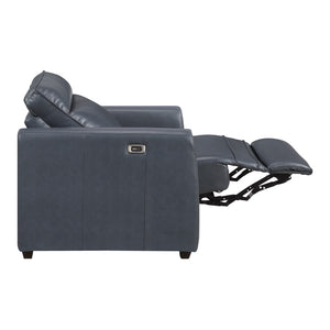 Orlin Faux Leather Power Reclining Chair with Rounded Track Arms