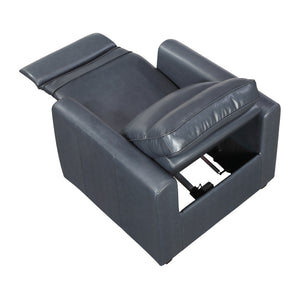 Orlin Faux Leather Power Reclining Chair with Rounded Track Arms