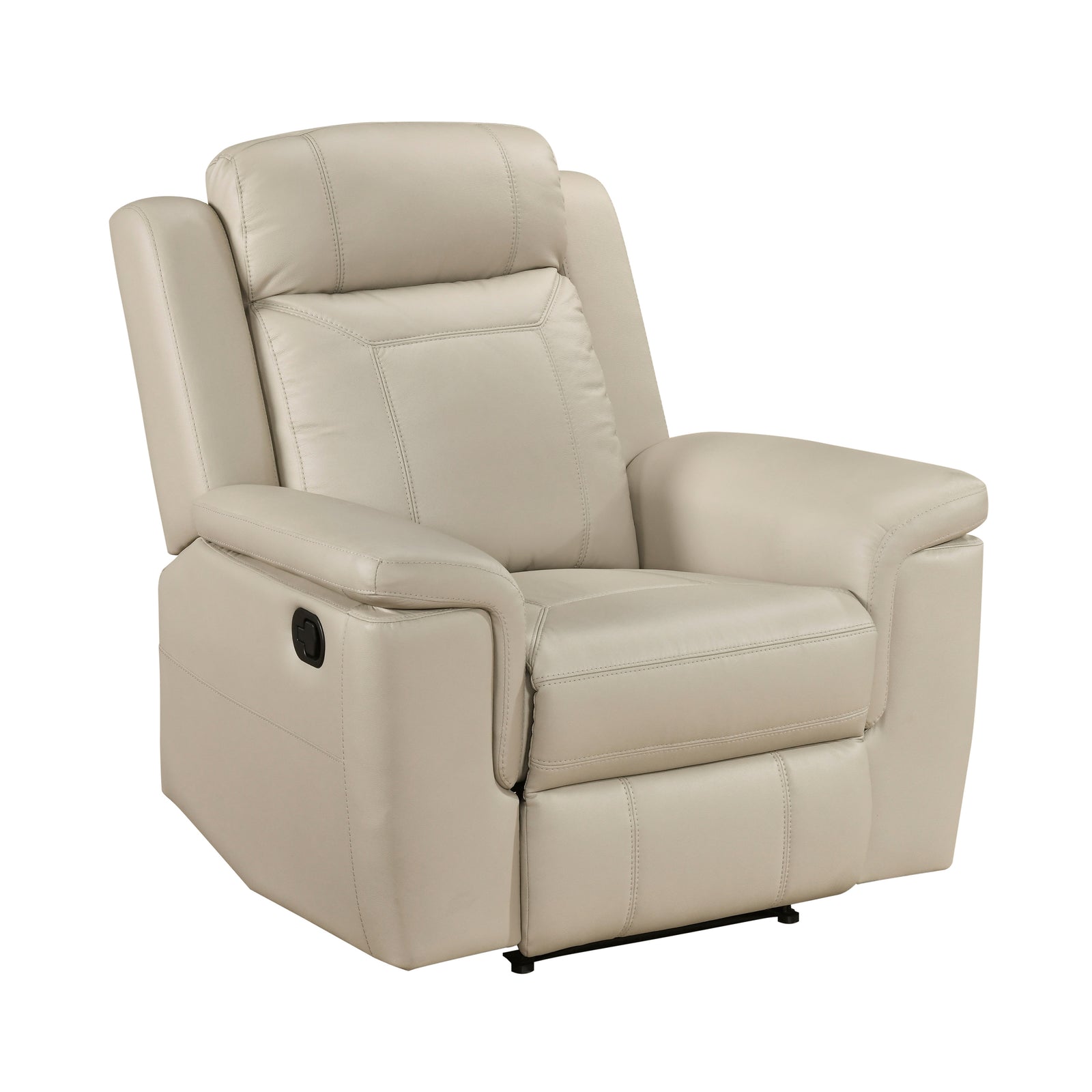 Zaria Leather Match Manual Reclining Chair