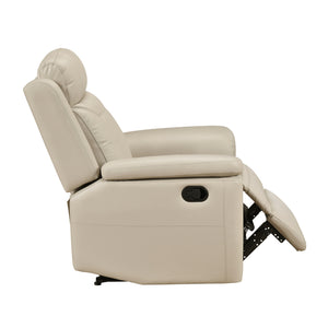 Zaria Leather Match Manual Reclining Chair