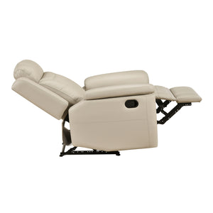 Zaria Leather Match Manual Reclining Chair