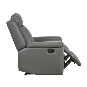 Zaria Leather Match Manual Reclining Chair