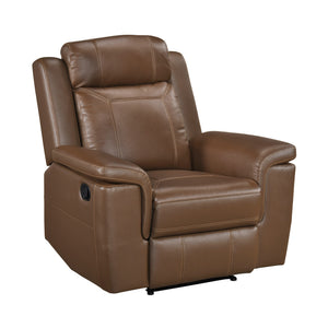 Zaria Leather Match Manual Reclining Chair