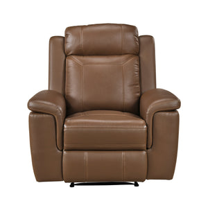 Zaria Leather Match Manual Reclining Chair