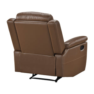 Zaria Leather Match Manual Reclining Chair
