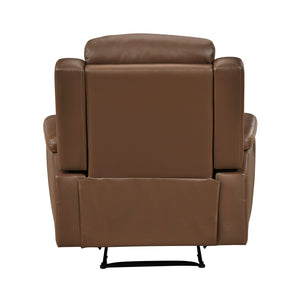 Zaria Leather Match Manual Reclining Chair